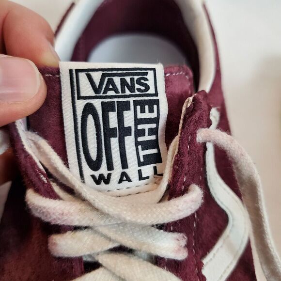 Vans Sneakers Mens Size 7 W8.5 Red 73 DX Casual Suede Retro Skateboarding Skate - Picture 8 of 9